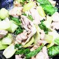 ☆アンシェル☆'s cooksnap of when they made 鶏肉とチンゲン菜のコク旨炒め♪.