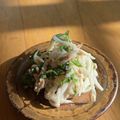 ☆stella's cooksnap of when they made 居酒屋風 大根サラダ.