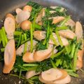 やよい・M's cooksnap of when they made 超簡単★のらぼう菜のペペロンチーノ炒め.