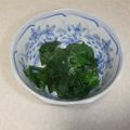 きらり流れ星's cooksnap of when they made モミジガサのお浸し・葉ワサビで増量も可.