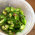 ※ぴーまん's cooksnap of when they made オクラと梅の和え物♪.