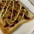 sayaendo＊'s cooksnap of when they made 簡単♪納豆トースト.