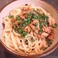 ZENくんママ's cooksnap of when they made サバ味噌とレタスのそうめん.