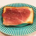 ❁Abake❁'s cooksnap of when they made お一人様ランチ♪生ハムのっけトースト.
