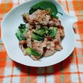 ﾁｲﾁｬﾝﾏﾏ's cooksnap of when they made 豚肉と青梗菜のシチュー炒め.