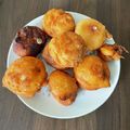 かどひろ3's cooksnap of when they made 簡単！サクッもちっ☆片栗粉ドーナツ.