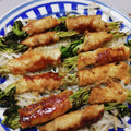 YuKαRi♡'s cooksnap of when they made 豚肉でくるっと「豆苗巻き」♪.