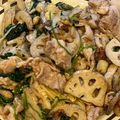 しーざあ's cooksnap of when they made 塩麹で♪長葱と豚肉の和風パスタ.