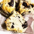 チャレンジャ's cooksnap of when they made スタバ風 チョコレートチャンクスコーン.