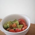みるく茶's cooksnap of when they made 1分で完成！アボカド・大葉わさび醤油和え.
