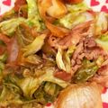 ぴあのちゃん95's cooksnap of when they made 10分で★豚バラキャベツのオイスター炒め.