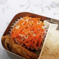 龍青空ママ's cooksnap of when they made レンジde人参のしらす和え＊.