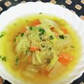 龍青空ママ's cooksnap of when they made 白菜とにんじんのスープ.