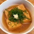 amaranthus's cooksnap of when they made 揚げ出し豆腐風！厚揚げめんつゆあんかけ.