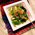 めぐ＊ぴぃ's cooksnap of when they made チンゲン菜の納豆和え-梅干し入り-.
