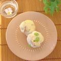 hikarin♪'s cooksnap of when they made はんぺんとお豆腐、カニカマのもちもち団子.