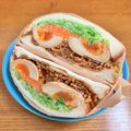 翔太ソ's cooksnap of when they made 旦那お気に入り♡焼きそばサンドイッチ.