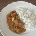 Yokchina's cooksnap of when they made 植野シェフ直伝！超簡単マッサマンカレー　.