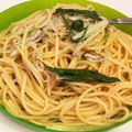 うっかりセサミ's cooksnap of when they made じゃこと水菜のパスタ.