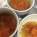 ふーちゃんとエレビー's cooksnap of when they made 朝食ランチ☆レンジ3分チーズトマトスープ.
