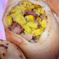 スラっ1's cooksnap of when they made ふっくらコーンパン.