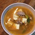 Ruriluru's cooksnap of when they made 牛肉入りキムチ湯豆腐.