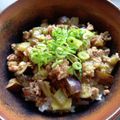 TYSK's cooksnap of when they made なすの味噌そぼろ丼.