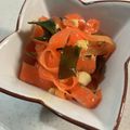 EGUDON's cooksnap of when they made ヒラヒラ人参とワカメの中華サラダ.