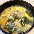 あい♪らんど's cooksnap of when they made 焼き肉屋さんよりも美味♡ワカ玉スープ.
