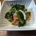 ばたみそーぱん☆'s cooksnap of when they made わかめとカニかまのだし醤油サラダ.