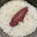 pnkdiamond's cooksnap of when they made 簡単！一本丸ごとさつまいもご飯.