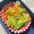 まろん33's cooksnap of when they made キャベツと人参。お弁当に。レンジで簡単.