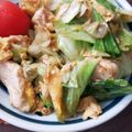 ふか谷's cooksnap of when they made ✿ﾀｷばあちゃんの春キャベツの卵炒め✿.