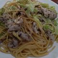 クックZTZ10H☆'s cooksnap of when they made 豚肉キャベツのマスタードマヨパスタ.