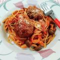 在宅勤務のおじさん's cooksnap of when they made ★トマトとしめじのパスタ★.