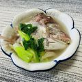 Laufen's cooksnap of when they made 鯛の潮汁(あら汁).