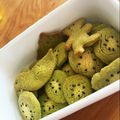クック0PNJYO☆'s cooksnap of when they made キウイ♡な、抹茶アイスボックスクッキー.