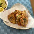 yesmama's cooksnap of when they made エビとひじきの彩り揚げ♪.