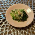 yesmama's cooksnap of when they made 旬の野菜でナッツ胡麻和え.