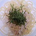 ももんちゃん✩'s cooksnap of when they made 牛乳で出来る簡単！たらこクリームパスタ.