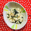 チェックのミニくま's cooksnap of when they made 豆腐とワカメの中華風和え物.