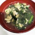 ﾍﾞﾋﾞよしﾏﾏ's cooksnap of when they made 春菊と卵のスープ.