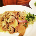 ダッフィーニーうに's cooksnap of when they made 豚肉とカブの生姜焼き☆葉も全部使って！.