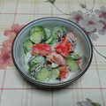 レオミウ's cooksnap of when they made ３分簡単きゅうりとトマトのゆかりマヨ和え.