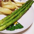 ☆雪矢☆'s cooksnap of when they made シンプル美味＊我が家のアスパラステーキ.