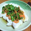 ちーまぐ's cooksnap of when they made 最強万能ニラだれ♪ふわふわむね肉よだれ鶏.