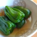 ちーまぐ's cooksnap of when they made ピーマン丸ごと☆煮浸し.