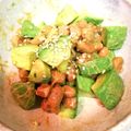 黒豆丸's cooksnap of when they made 【簡単おつまみ】最強のアボカド納豆.
