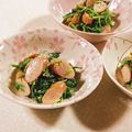 みぽぽ37's cooksnap of when they made 無限ほうれん草ピリ辛サラダ★レンジで副菜.