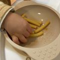 ゆなゆな1993's cooksnap of when they made 手づかみ離乳食＊簡単！マカロニきな粉.